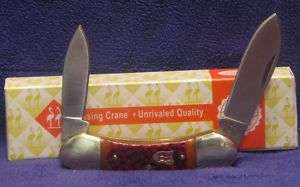 Kissing Crane canoe knife autumn bone  