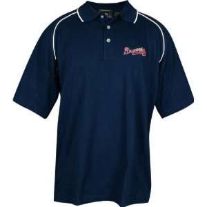 Atlanta Braves Inspired Polo Shirt:  Sports & Outdoors