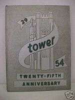 1954 The Tower State Teachers College Jersey City N J  