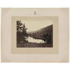  Beaver Lake,Conejos Cañon,canyon,CO,T H OSullivan,1874 