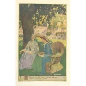  1917 Elizabeth Shippen Green Print Women Under Tree 