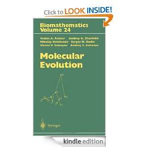  Molecular Evolution eBook Vadim A. Ratner, Andrey A 