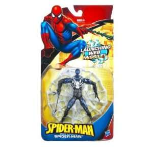  Spiderman: Black Suited Spider Man with Webs Action Figure 