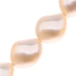  Swarovski Crystal Faux Pearl Twist Beads #5826 9x8mm 