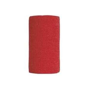  18PK POWERFLEX EQUINE BANDAGE, Color RED; Size 4 INCH 