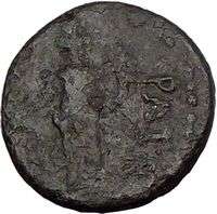 COMMODUS Achaia Patrai RARE Authentic Ancient Roman Coin 177AD LUCK 