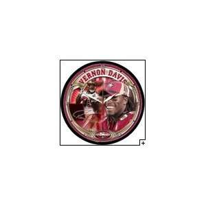  Vernon Davis 49ers Logo Wall Clock: Home & Kitchen