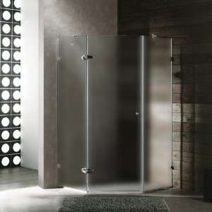  Vigo Industries 42x42 Frameless Neo Angle 3/8 Frosted 
