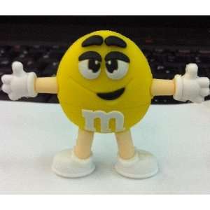  4GB Cool New M&M Style USB flash drive(yellow): Computers 