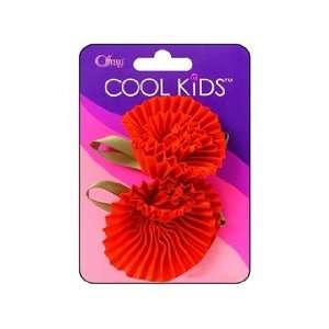  Offray Cool Kids Bow Swirl Floral Red 2pc Arts, Crafts 