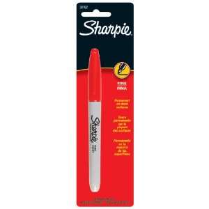  Sharpie Fine Red Carded: Office Products