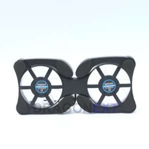   Foldable Laptop Notebook Cooler Pad With 2 Cooling Fans Electronics