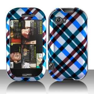  Sharp Kin 2 Blue Plaid Protective Case Faceplate Cover 