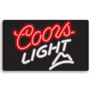  Coor Light Mountain Neon Sign: Sports & Outdoors