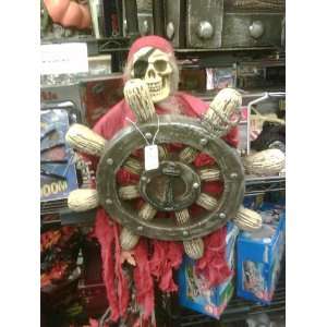   Skeleton Ghost Steering Wheel Halloween Decoration