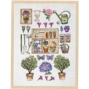    DMC In The Garden Sampler Counted Cross Stitch Kit: Toys & Games