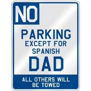   EXCEPT FOR SPANISH DAD  PARKING SIGN COUNTRY SPAIN