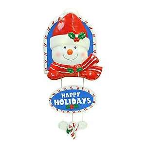  Happy Holidays Snowman Door Hanger by Brite Star