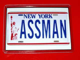 Kramer Assman Hilarious License Plate Funny Seinfeld Fridge Magnet 