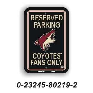  Phoenix Coyotes Parking Sign *SALE* Patio, Lawn & Garden