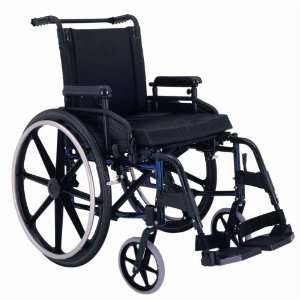Manual Wheelchairs: Deluxe Manual Wheelchair High Strength Lightweight 