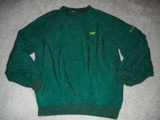   Collection Golf pullover shirt augusta jacket Green XL wind breaker