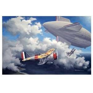  Paul Wollman   Wwii Usn Curtiss F9c Sparrowhawk Giclee on 