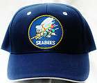 NAVY SEABEE EMBROIDERED PATRIOTIC MILITARY BALL CAP
