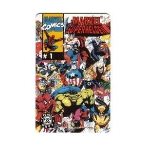   Phone Card 12dm Marvel Superheroes Card #1 