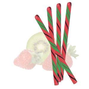   Kiwi Circus Sticks, 50 Strawberry Kiwi Flavored Hard Candy Sticks