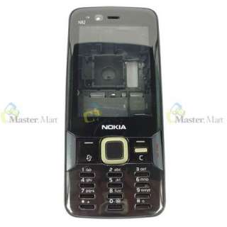 Full Housing Case Cover Black Nokia N82 NK + keypad  