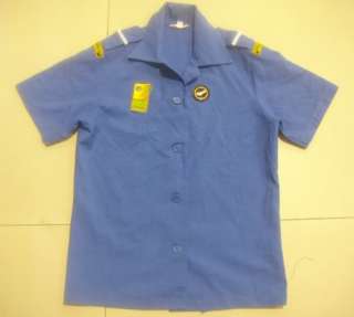 B20 Used Singapore Girl Scouts Girl Guides Uniform Shirt 36  