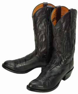 515 Used Vintage LUCCHESE Cowboy Boots Mens 8 EE $260  