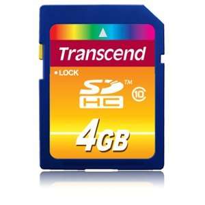  Transcend4 Gb Secure Digital High Capacity Sdhc 4 Gb 
