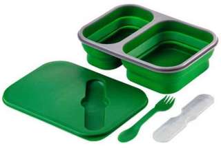 WACKY PRACTICALS COLLAPSIBLE LUNCHBOX GREEN LARGE  