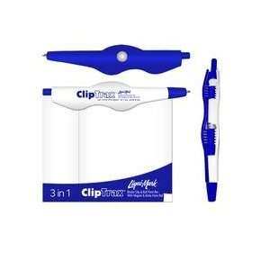   Binder Clip Pen With Magnet & Sticky Note Pad
