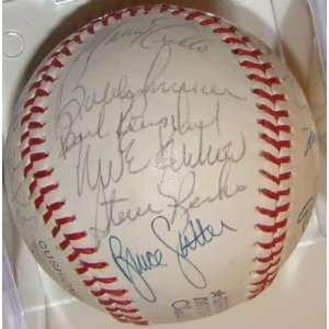  1977 Cubs Team 24 SIGNED MLB Baseball JSA   Autographed 
