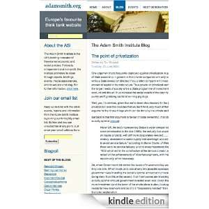  Adam Smith Institute blog Kindle Store