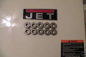 JET 18 INCH BAND SAW BLADE GUIDE BEARINGS 10 PIECE SET  