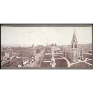  Panoramic Reprint of Scranton, Pa. from Mears Bldg.: Home 