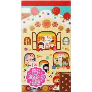   : Gingerbread House Memo Pad cute fairy tale characters: Toys & Games