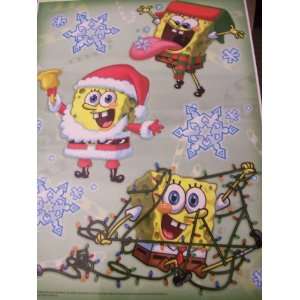  Spongebob Squarepants Christmas Window Clings ~ Catching 