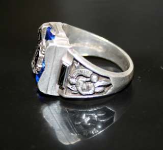 Vintage Jostens Sterling Silver Class/Sports Ring Size 13  