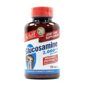 Schiff Glucosamine 2000mg Per Serving Tablets 150
