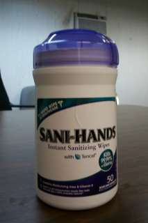   SANI HANDS INSTANT SANITIZING WIPES WITH TENCEL 074887627001  