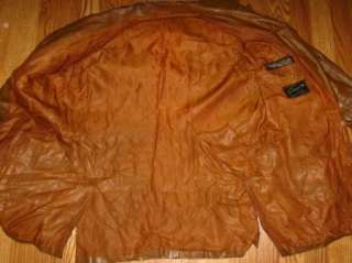 VTG Hand Tailored Sangwoo Leather Jacket size Medium  