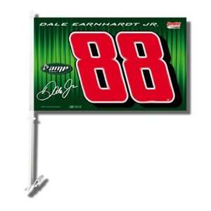  NASCAR Dale Earnhardt Jr. Car Flag with Wall Brackett 