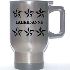  Personal Name Gift   LAURIE ANNE Stainless Steel Mug 
