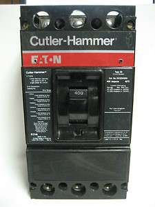 CUTLER HAMMER 400 AMP 3 POLE CIRCUIT BREAKER KS320400A TYPE KS E 