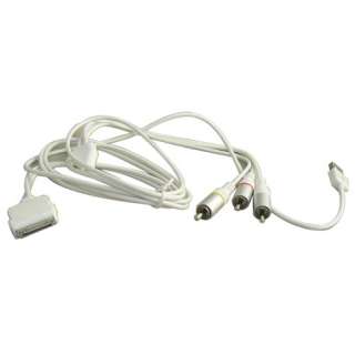 Composite AV Video to TV RCA Cable USB Charger For iPad iPod Touch 